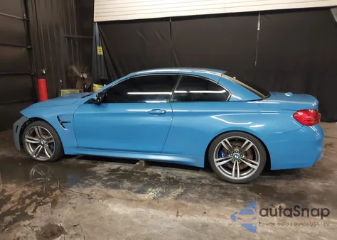 2016 BMW M4 из США, поврежденный, VIN WBS3U9C51GP968809